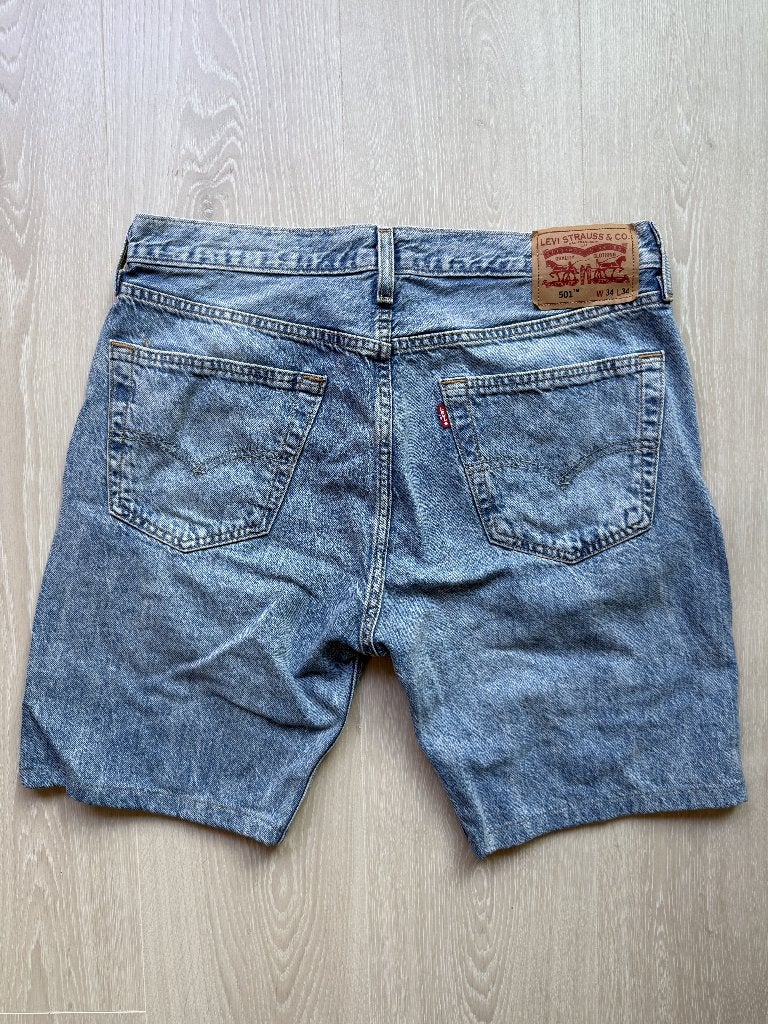 Levi's 501 Korte Broek W34, Kleding | Heren, Blauw, ., Ophalen of Verzenden, Zo goed als nieuw