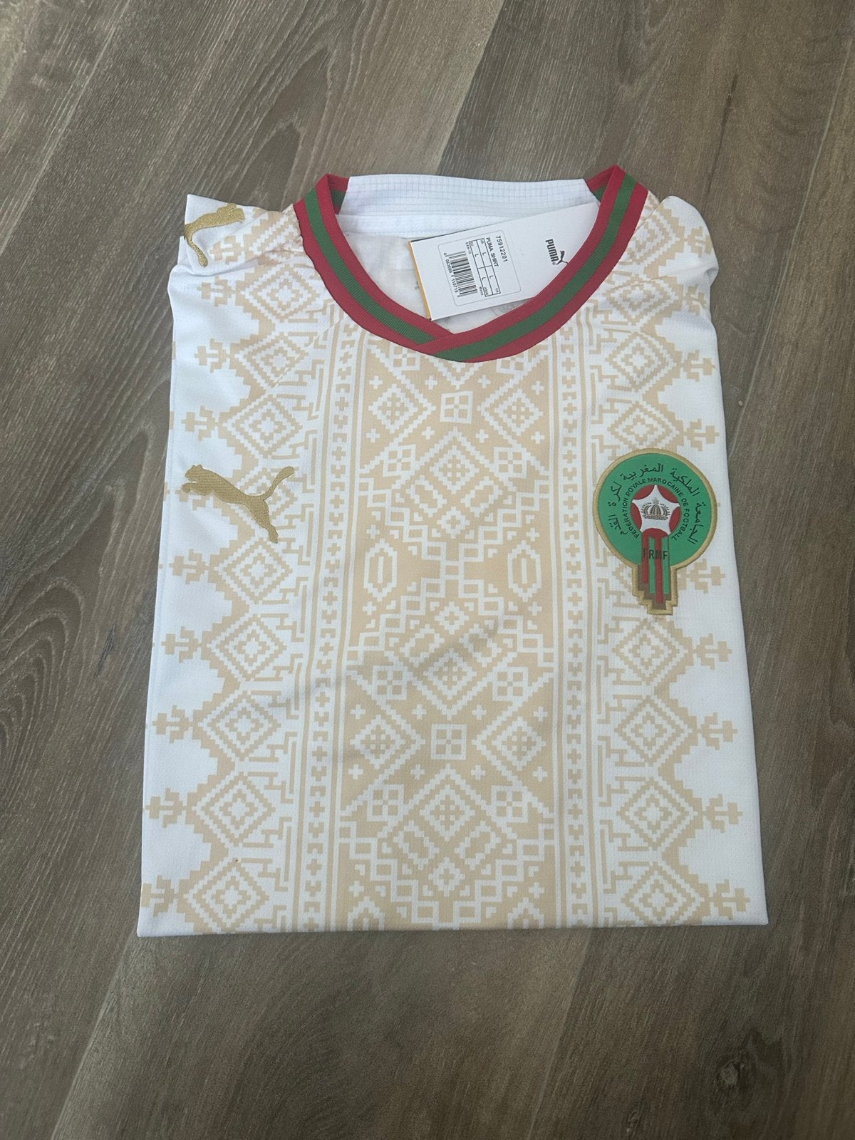 Marokko WK 2026 Voetbalshirt Maat L, Wit, Nieuw, Overige maten, Ophalen of Verzenden