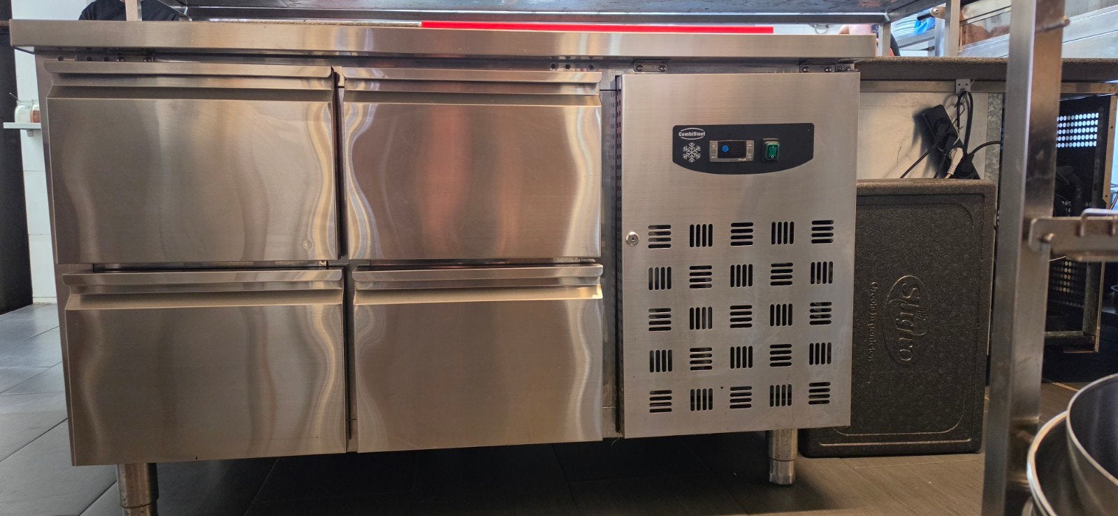 CombiSteel RVS Koelwerkbank met Laden, Zakelijke goederen, Horeca | Keukenapparatuur, Ophalen, Gebruikt, Koelen en Vriezen