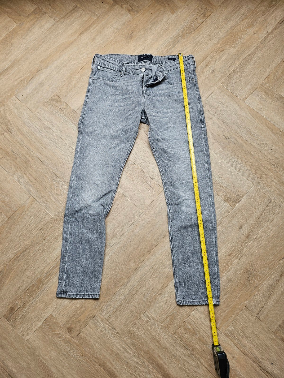 Scotch & Soda Tye Jeans W31/L30 - Grijs, W32 (confectie 46) of kleiner, Ophalen of Verzenden, Grijs, Gedragen