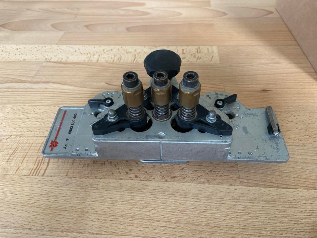 Wurth / Hettich scharnierboormal SBl-3, Doe-het-zelf en Verbouw, Ophalen of Verzenden, Gebruikt