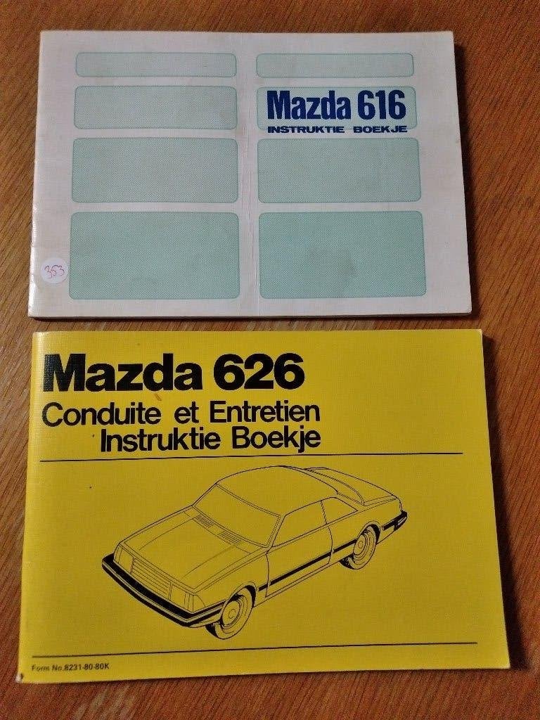 Nr. 353 Instruktie boekje Mazda 626, Ophalen of Verzenden, Gelezen, Mazda
