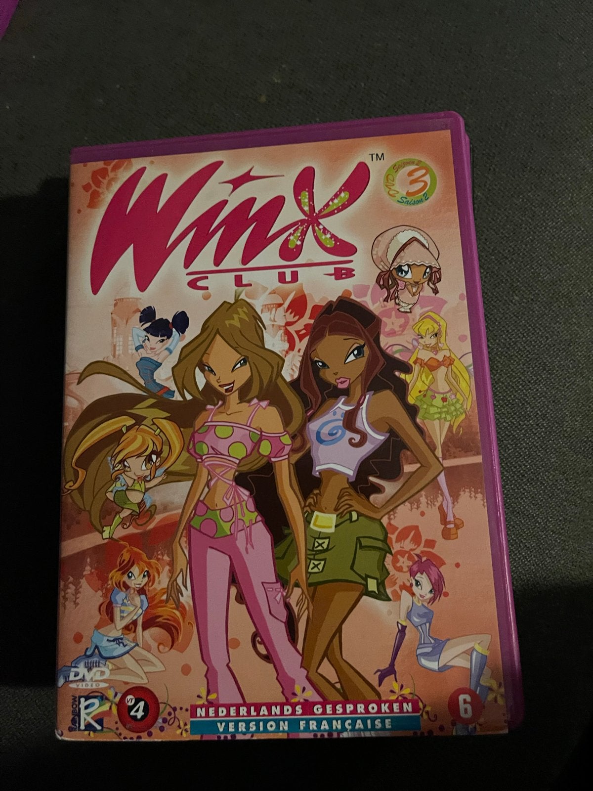 Winx Club - Seizoen 2 Deel 3 DVD (Nederlands gesproken), Gebruikt, Animatie, Tv-serie, Vanaf 6 jaar