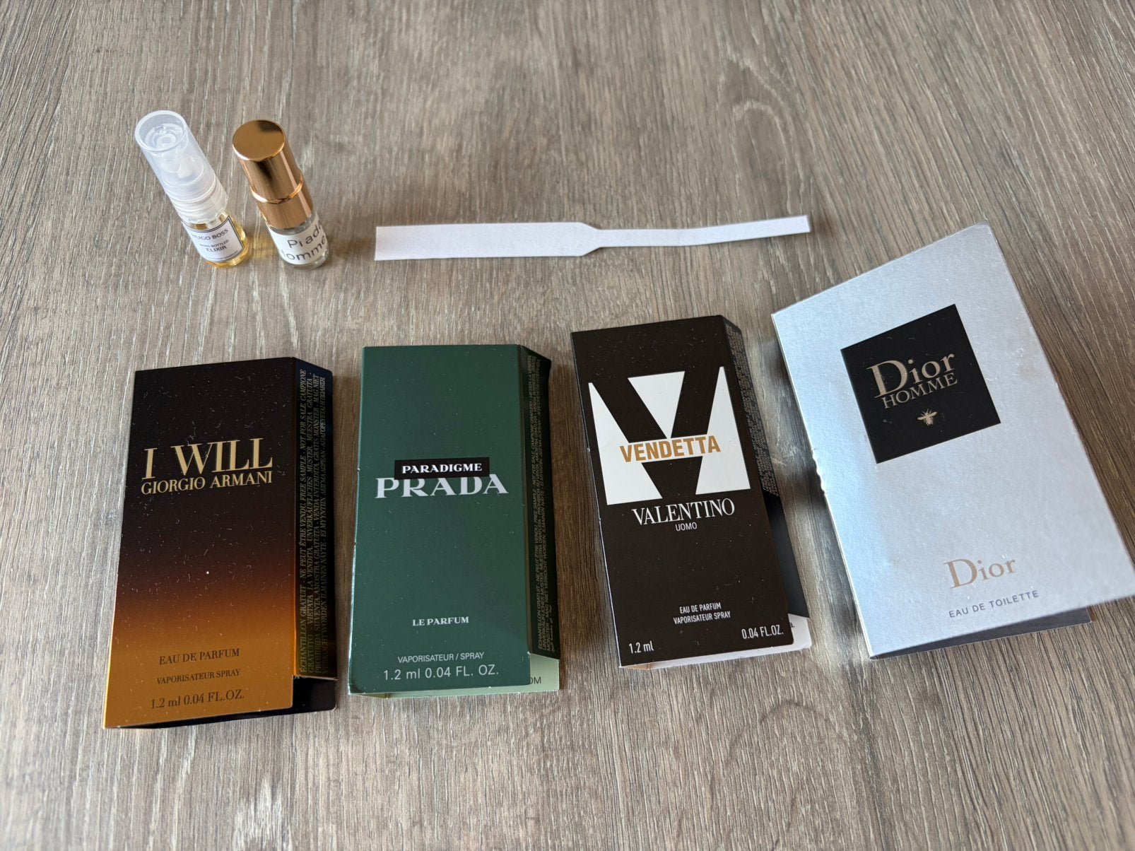 6 premium heren parfum samples/testers/decants, Ophalen of Verzenden, Nieuw