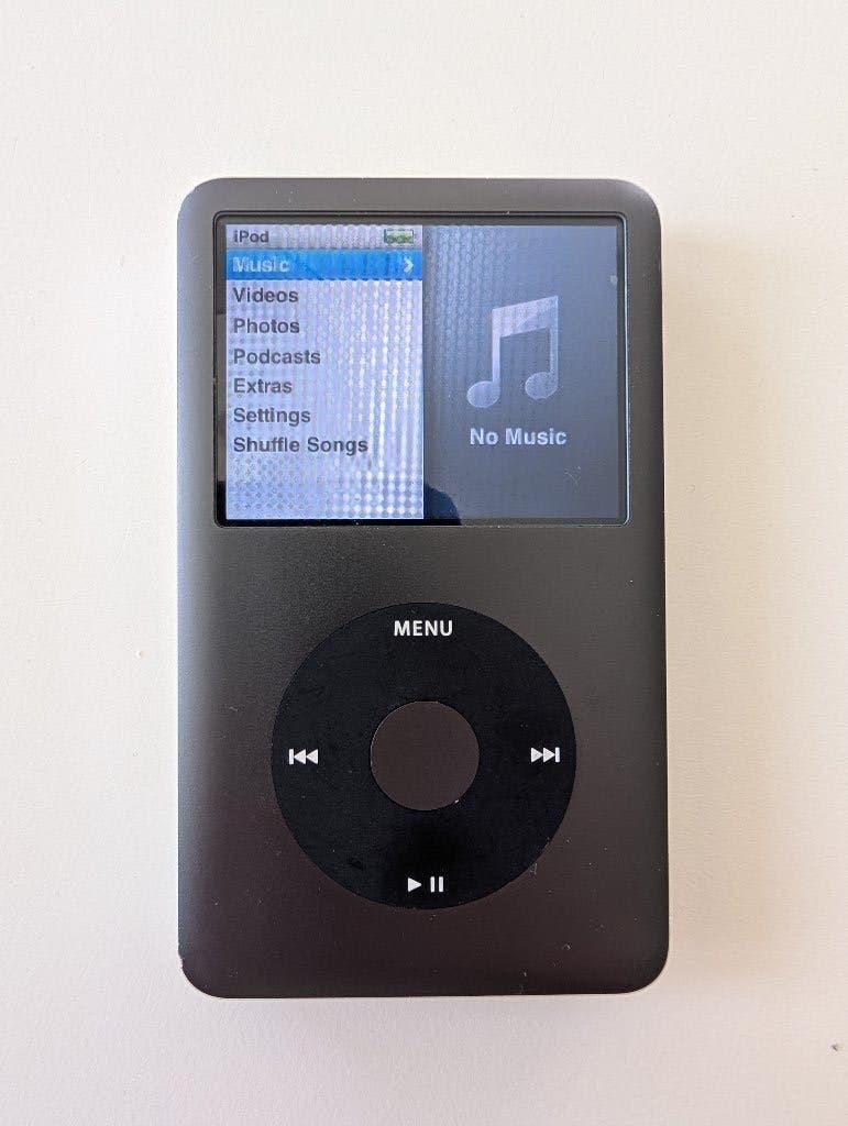 iPod Classic 160GB, 40 GB en meer, Gebruikt, Classic, Zwart