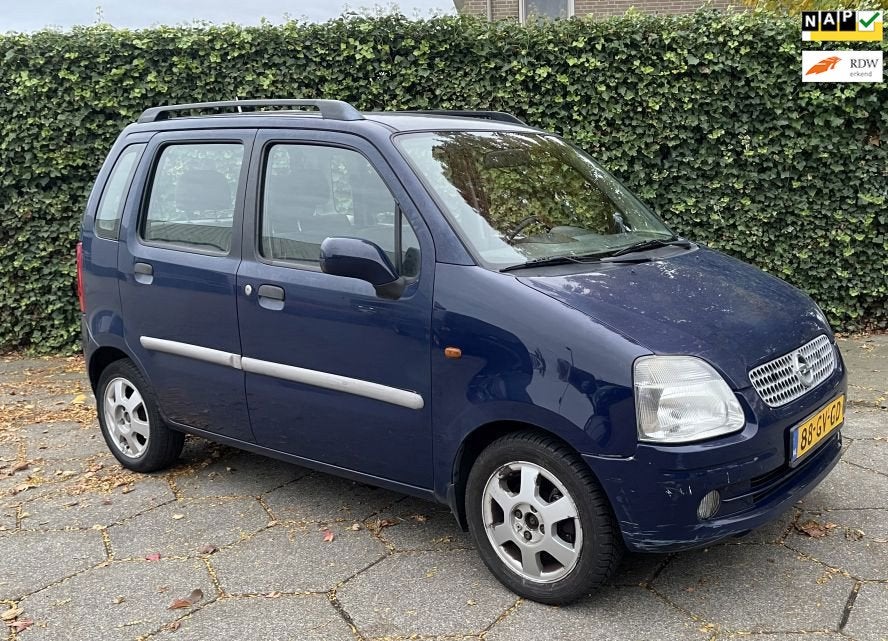 Opel Agila 1.2-16V Nieuwe APK Inruil is mogelijk, Voorwielaandrijving, 15 km/l, Gebruikt, 31 €/maand