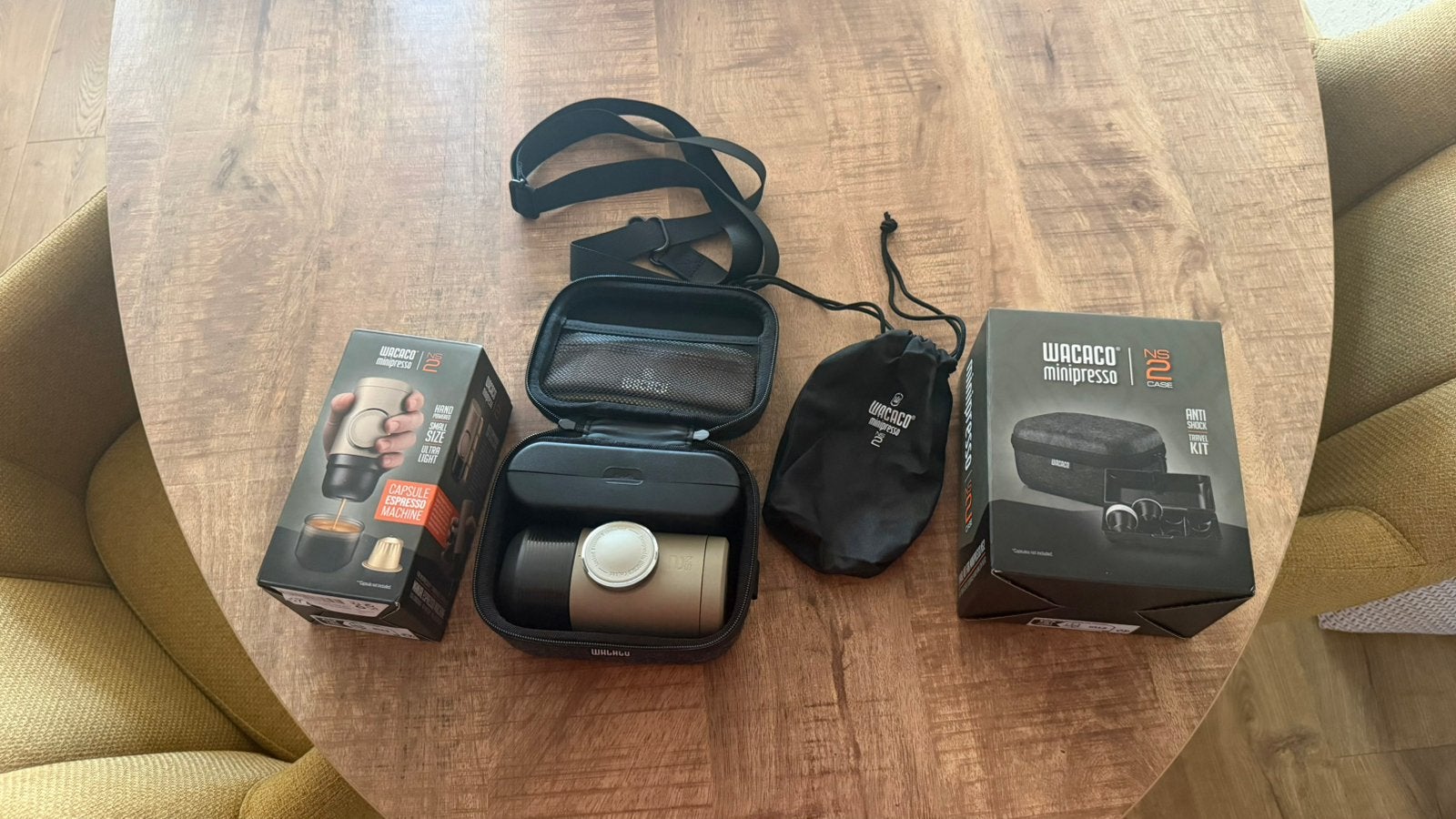 Wacaco Minipresso NS2 met beschermhoes, Ophalen, Zo goed als nieuw