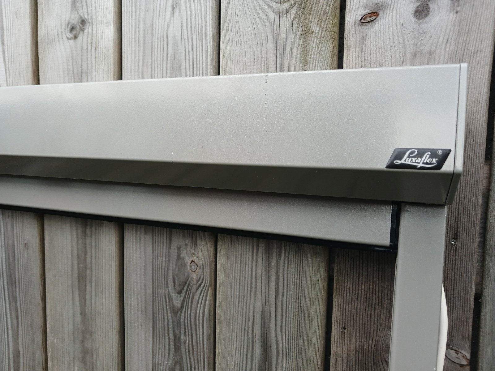 nieuwe zip screen luxaflex 94.5 x 170 somfy rts motor., Ophalen, Nieuw, 50 tot 100 cm, Grijs