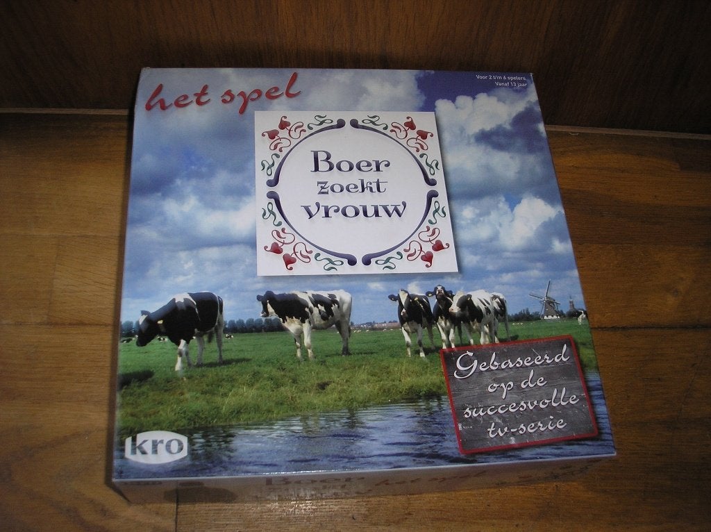 Boer zoekt vrouw spel - uitdagend bordspel gebaseerd, Ophalen of Verzenden, Nieuw