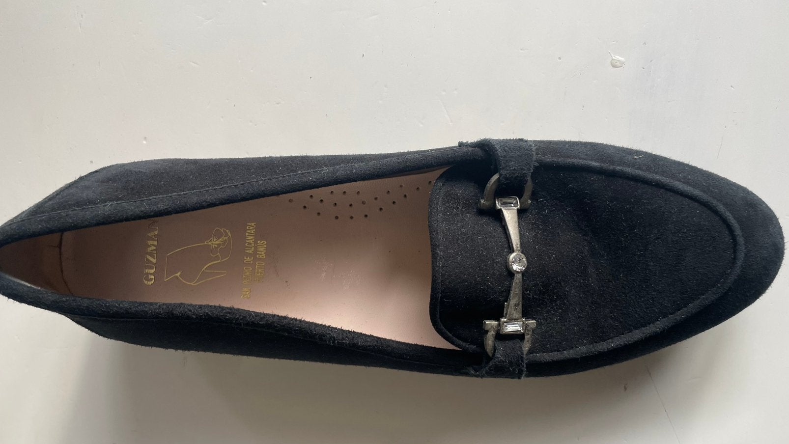 Te koop: leren loafers, Guzman, zwart, 40, Ophalen of Verzenden, Zo goed als nieuw, Drums of Percussie