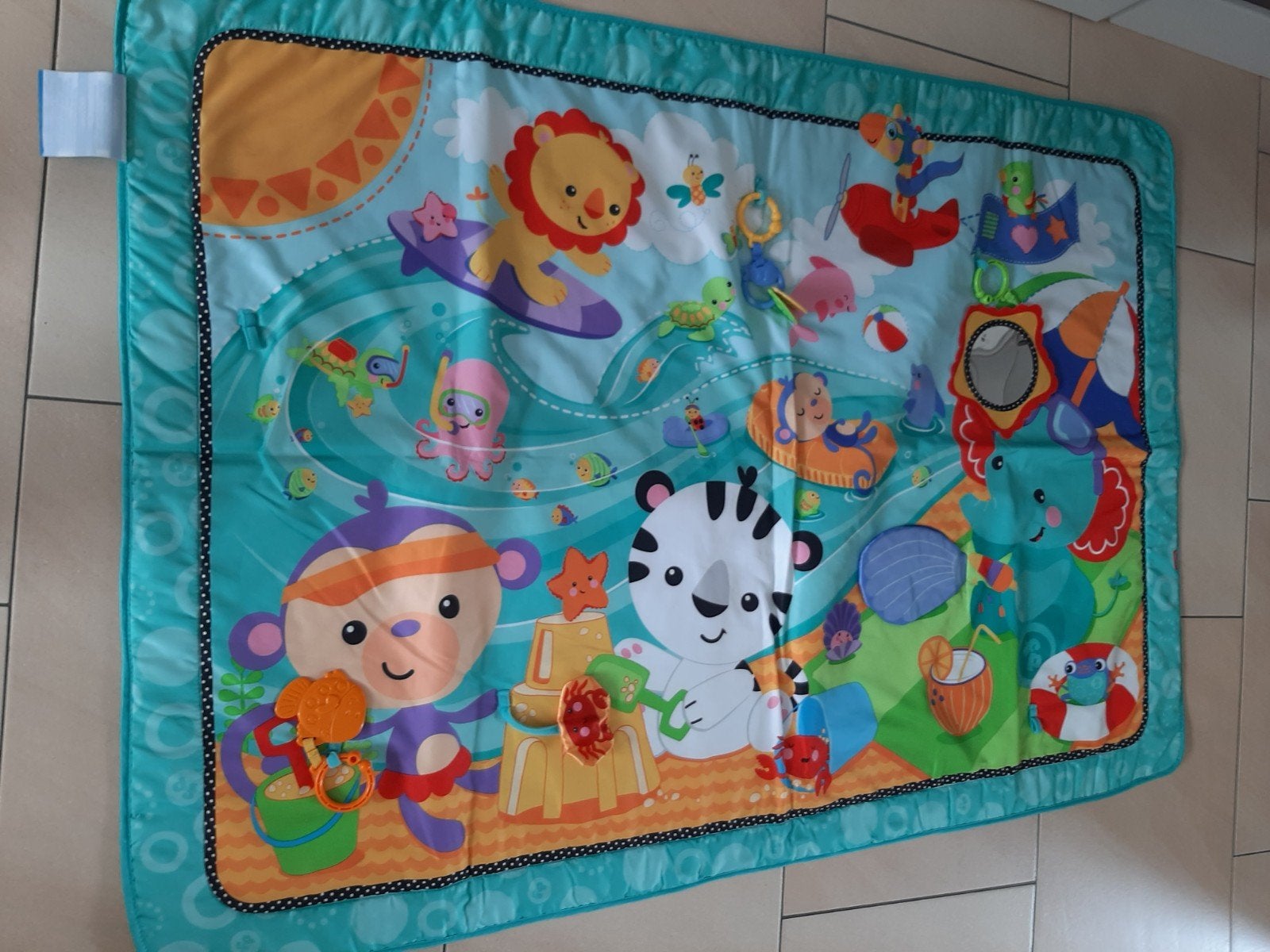 Speelkleed fisher- price afm 104x148 cm, Kinderen en Baby's, Speelgoed | Fisher-Price, Ophalen, Zo goed als nieuw, Speelset