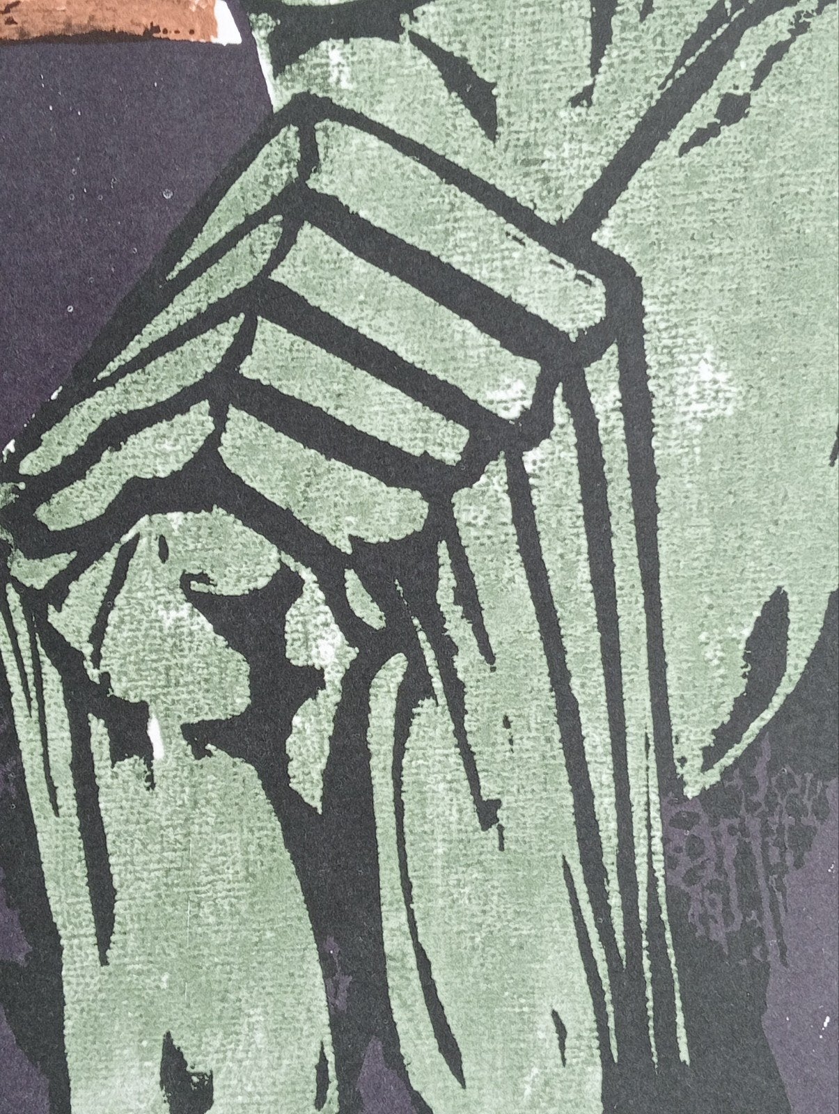 Erich Heckel portret print jaren 60-80, Ophalen of Verzenden