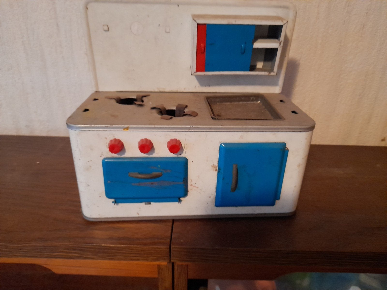 antiek speelgoed Keukentje, Ophalen