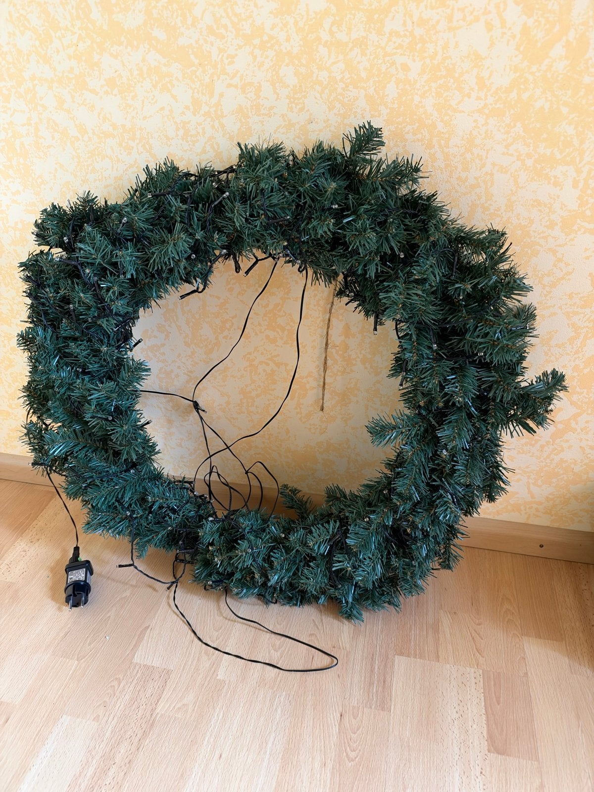 Kerstkrans met verlichting, Ophalen, Zo goed als nieuw