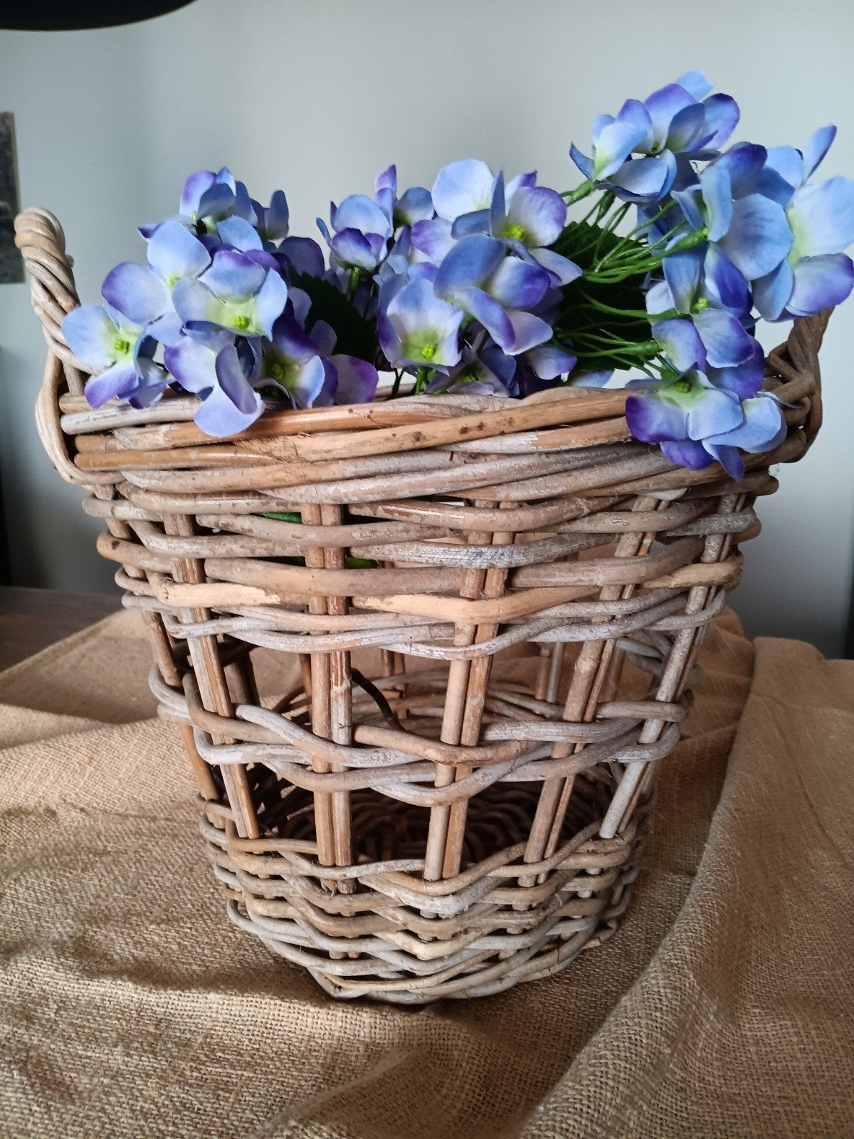 Rotan mand, Antiek en Kunst, Curiosa en Brocante, Ophalen of Verzenden