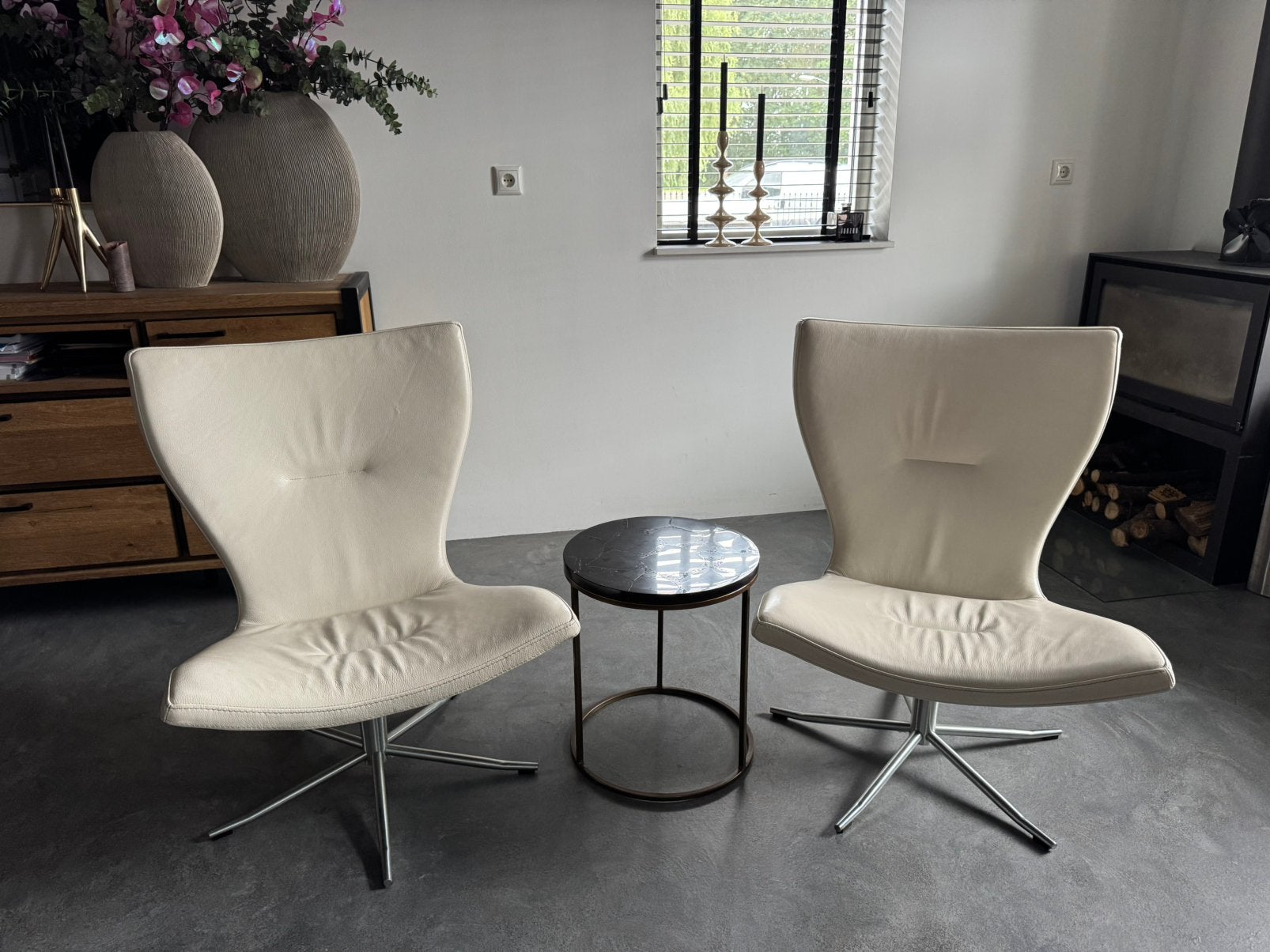 2 x Conform Gyro, Huis en Inrichting, Ophalen of Verzenden, Gebruikt, Leer