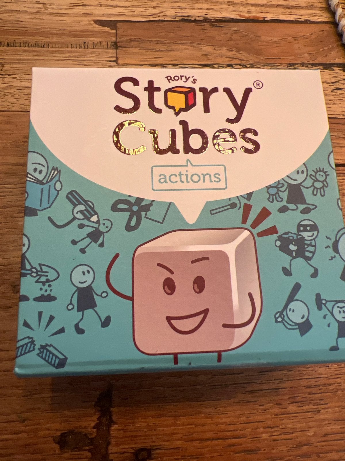 Rory's Story Cubes Actions - Zo goed als nieuw, Een of twee spelers, Ophalen of Verzenden, Zo goed als nieuw