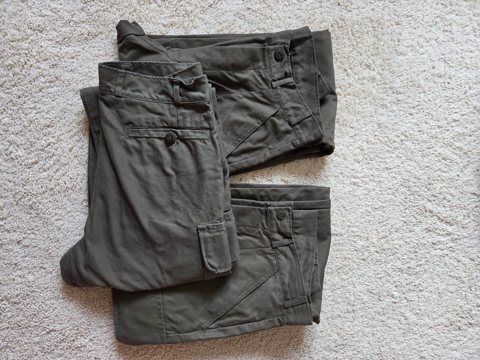3x KL H.V.PUIJENBROEK Militaire Broek 1984 - Maat 78x80., Verzamelen, Ophalen of Verzenden, Landmacht, Nederland, Kleding of Schoenen
