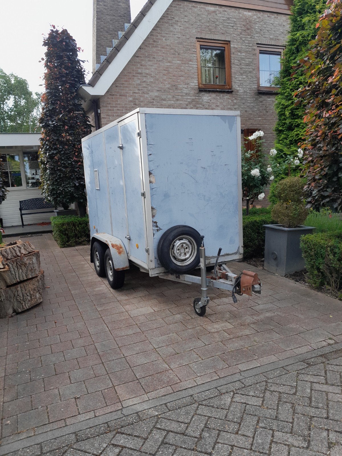 Gesloten aanhanger Hapert 1100 kg, Auto diversen, Ophalen