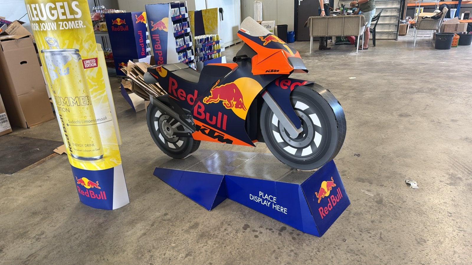 Red Bull Decoratie Motor - Unieke Blikvanger!, Ophalen of Verzenden, Gebruikt, Motoren
