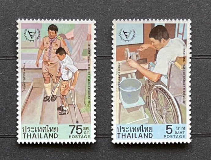Thailand 1981 Postfris Jaar van de Gehandicapten, Ophalen of Verzenden, Postfris, Zuidoost-Azië