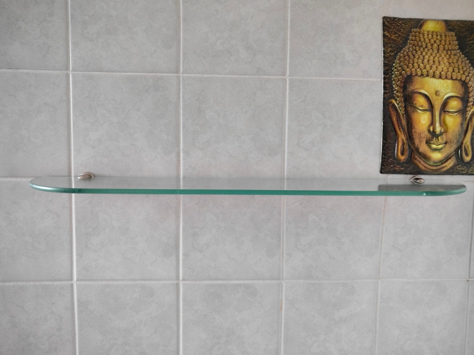 Glazen plankje/plancet 60 cm breed, Huis en Inrichting, Ophalen, Overige typen, 50 tot 100 cm, Zo goed als nieuw