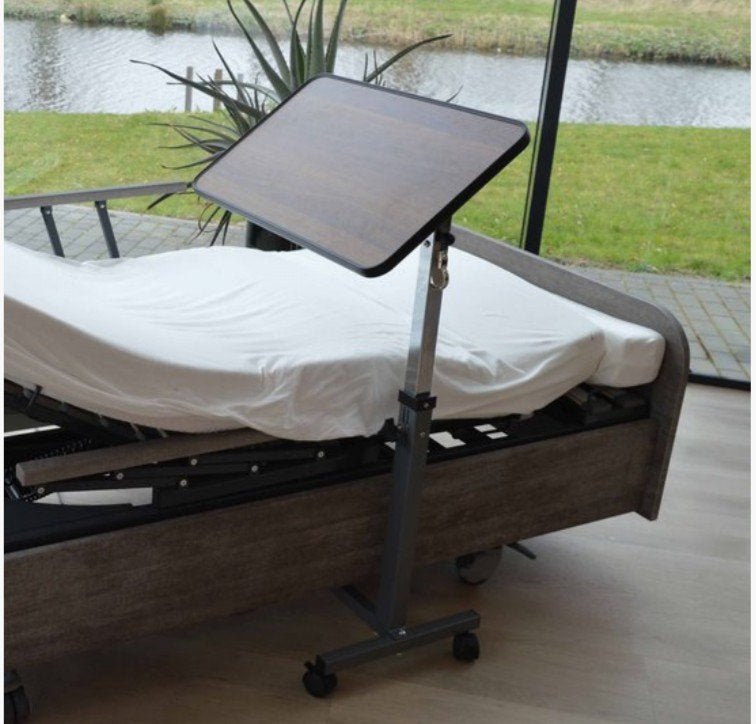 Bedtafel, tafel voor bij bed als nieuw. Verstelbaar., Ophalen, Zo goed als nieuw