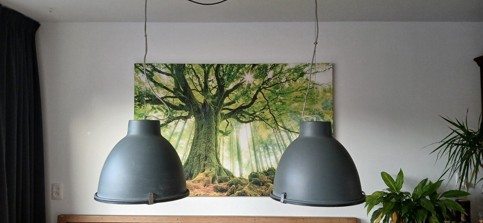 2x hanglamp, Ophalen