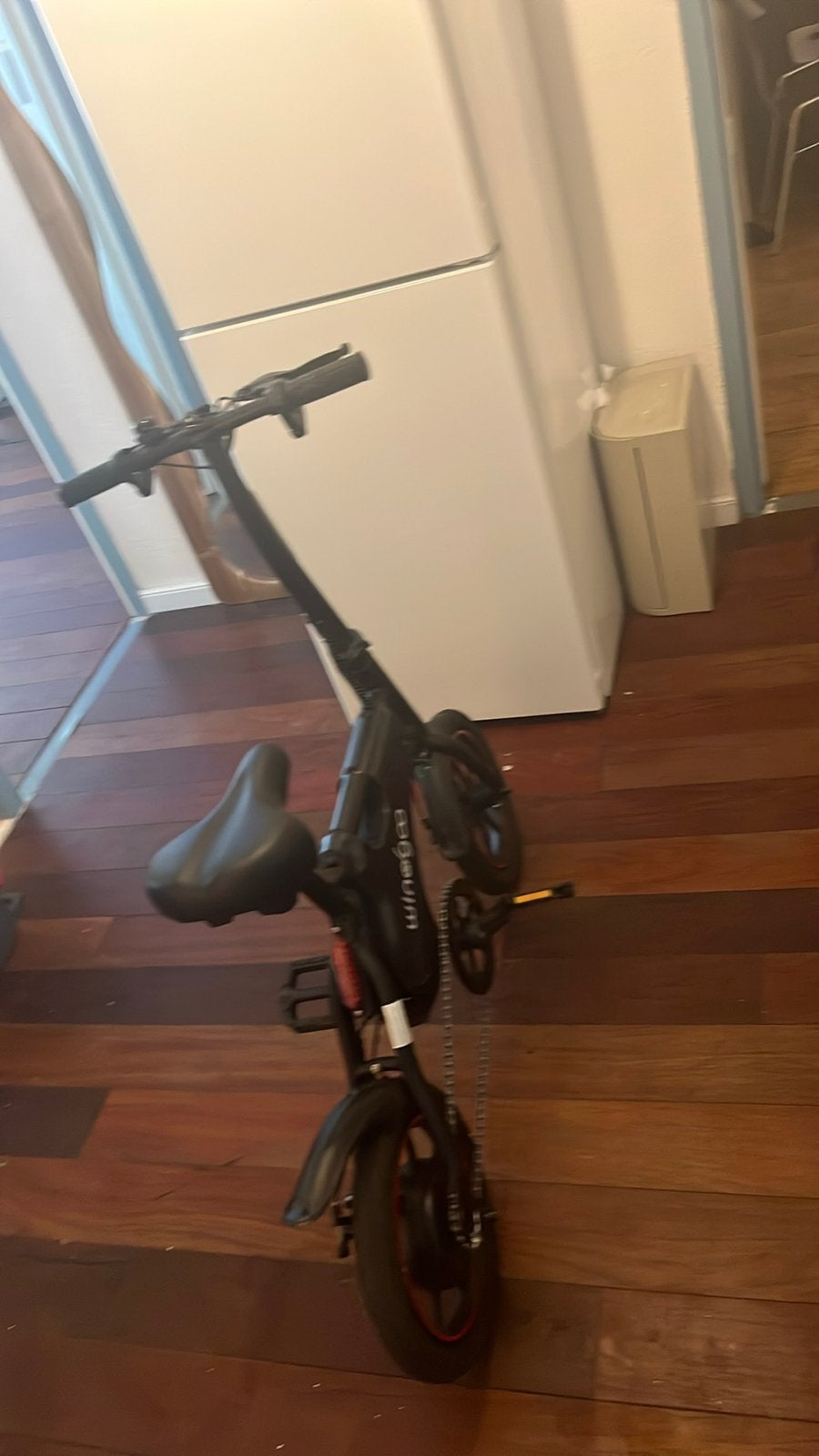 Windgoo opvouwbare elektrische fiets, Fietsen en Brommers, Elektrische fietsen, Zo goed als nieuw, Minder dan 47 cm, 30 tot 50 km per accu