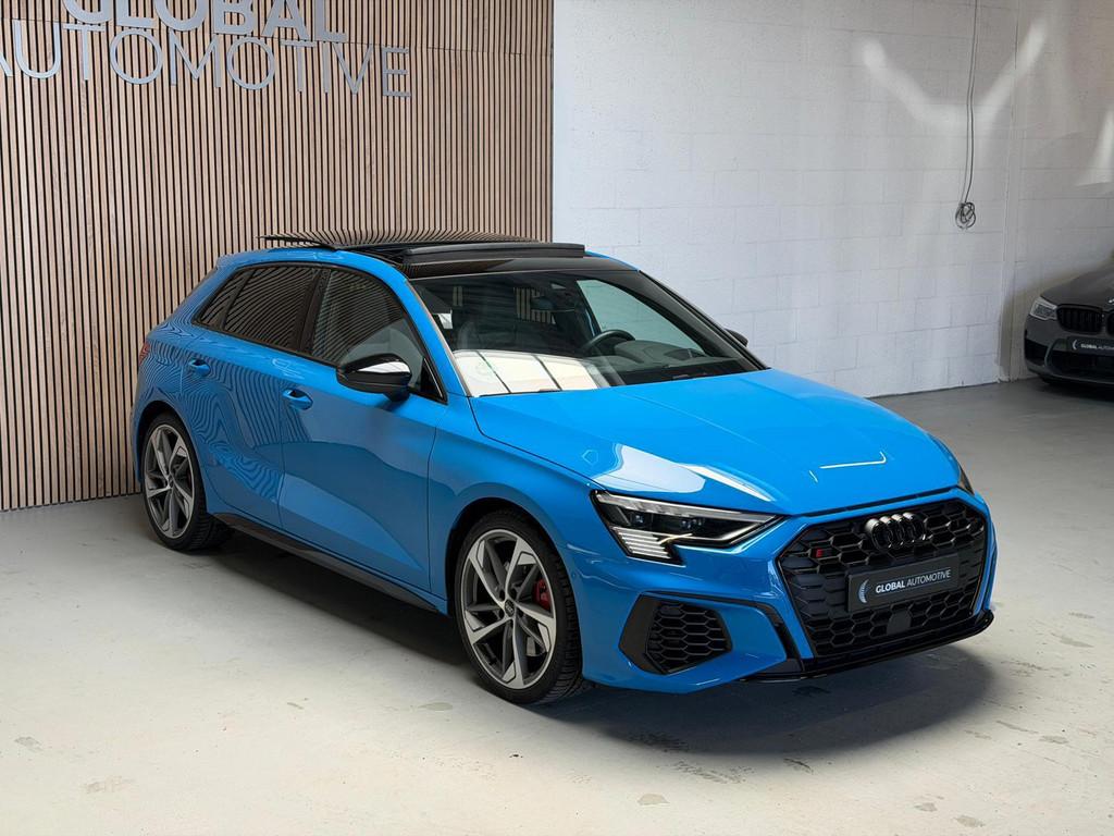 Audi A3 Sportback 2.0 TFSI S3 quattro - ABT 370PK - PANO - B, Auto's, Audi, Gebruikt, Zwart, 4 cilinders, 1984 cc