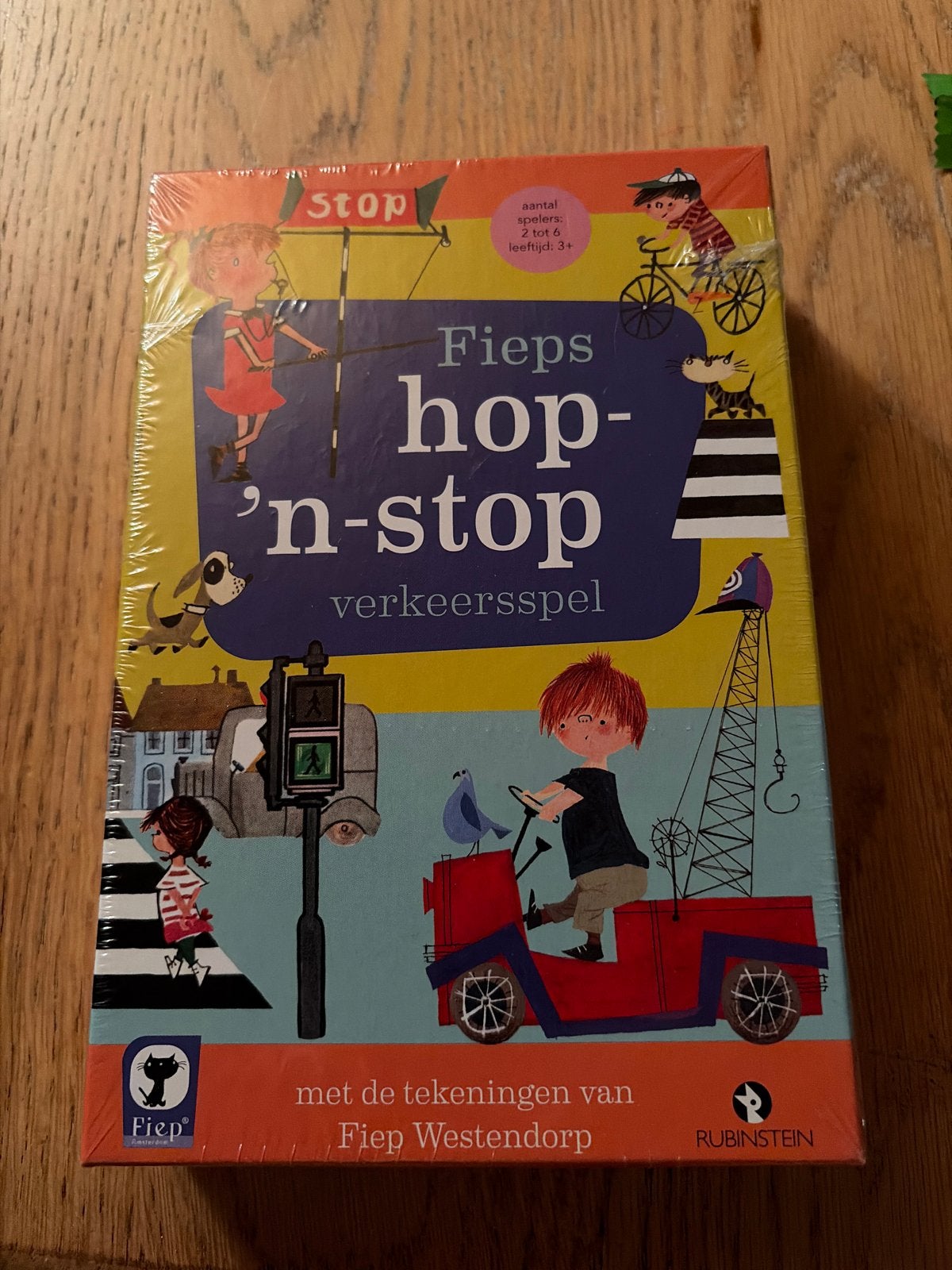 Fieps hop-n-stop verkeersspel voor kleuters, Drie of vier spelers, Ophalen of Verzenden, Nieuw