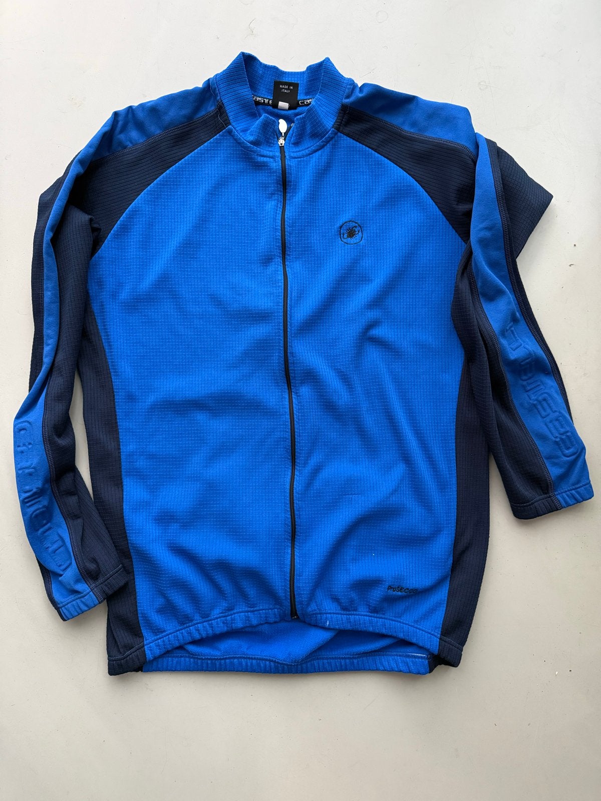 Castelli techno wear Wielershirt Heren XXL, Blauw, Overige maten, Ophalen of Verzenden, Zo goed als nieuw
