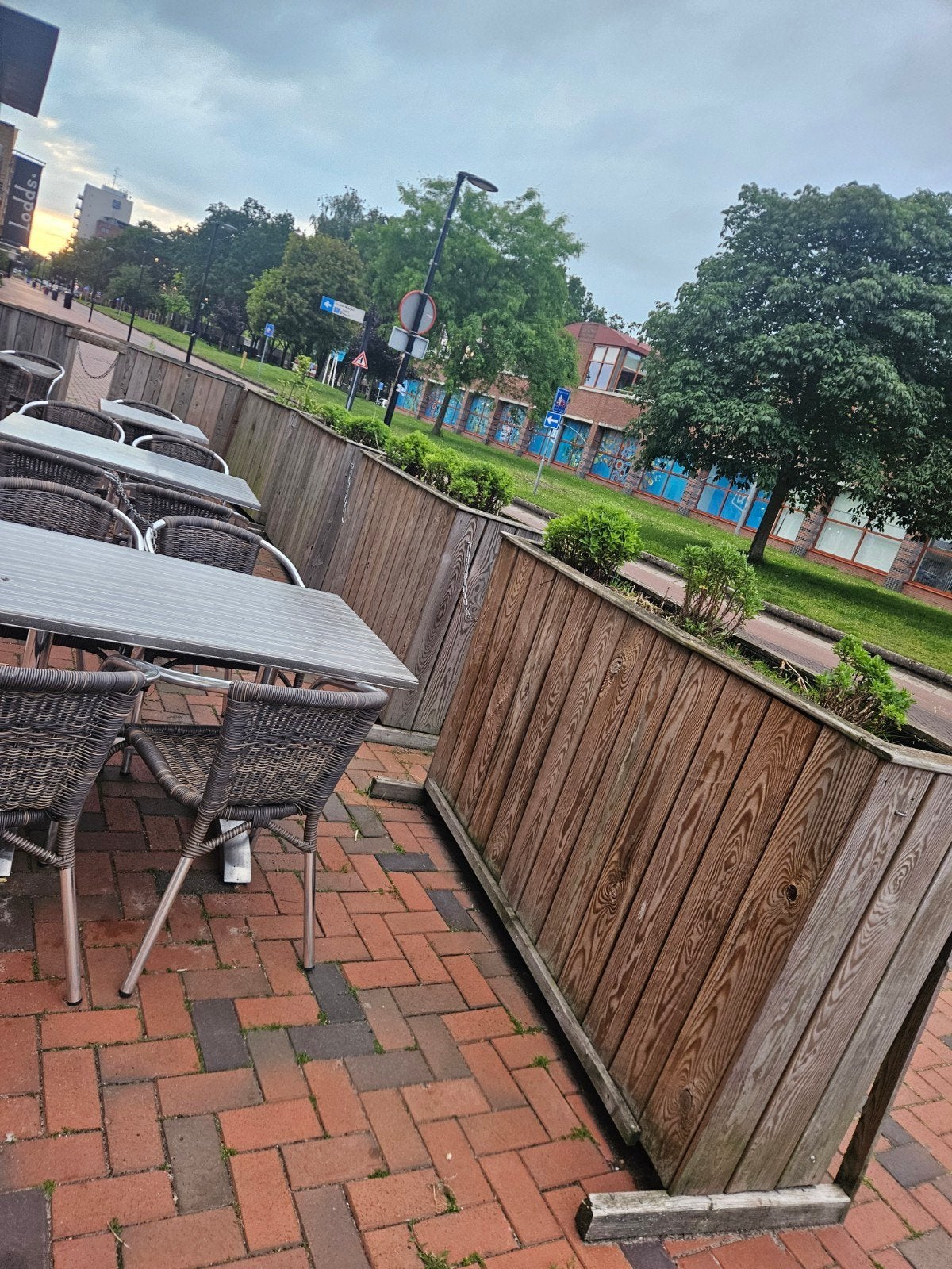 Robuuste houten bloembakken voor buiten, Tuin en Terras, Bloembakken en Plantenbakken, Ophalen, Gebruikt, 100 cm of meer, Balkon