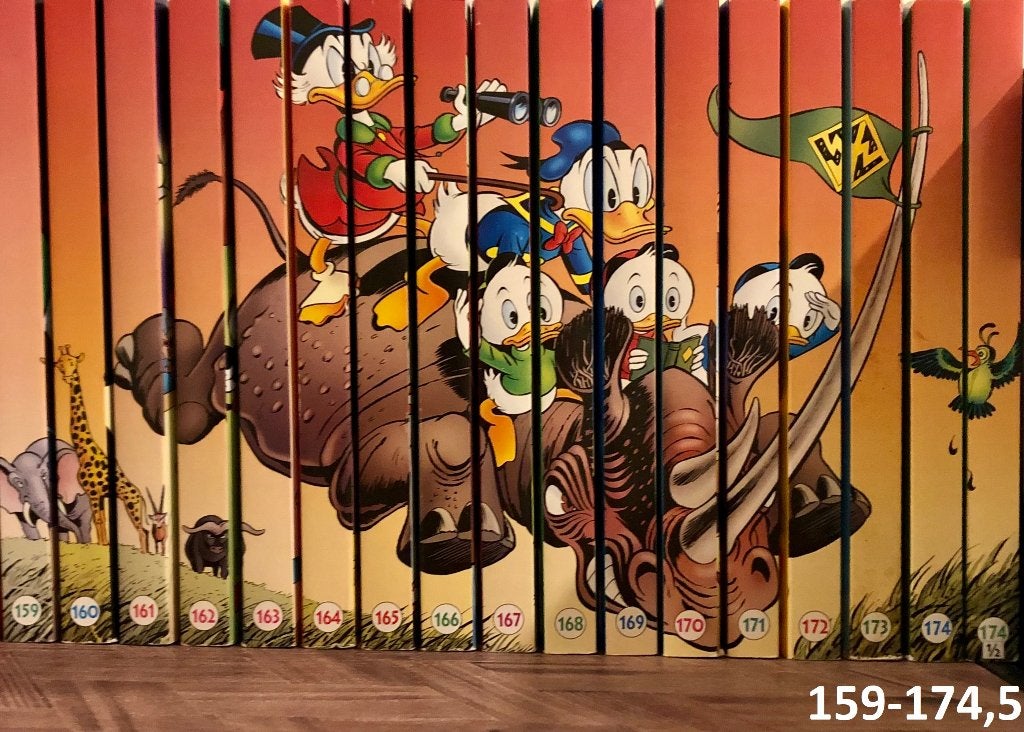 Prachtige complete set Donald Duck pockets deel 159-174,5!, Complete serie of reeks, Ophalen of Verzenden, Zo goed als nieuw, Donald Duck / Disney