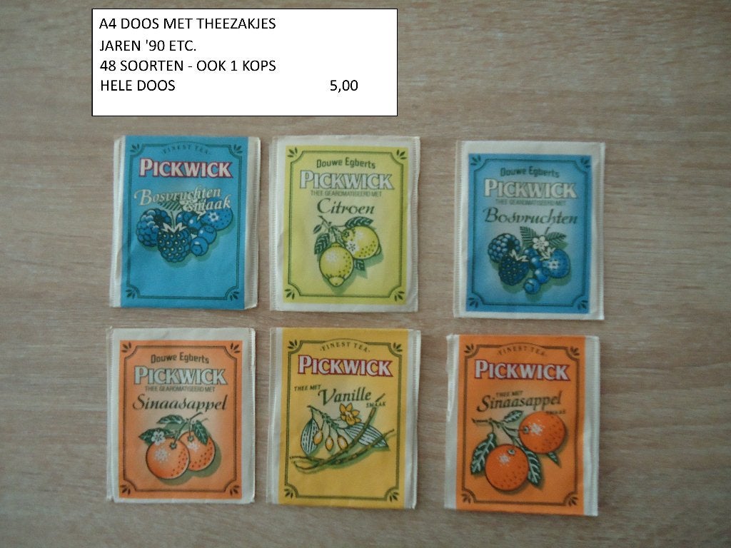 a4 doos theezakjes ( ophalen of verzenden, Ophalen, Theezakje(s)