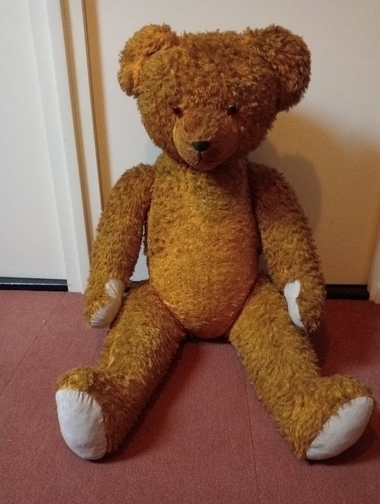 Vintage bruine Teddy Beer, Ophalen, Gebruikt