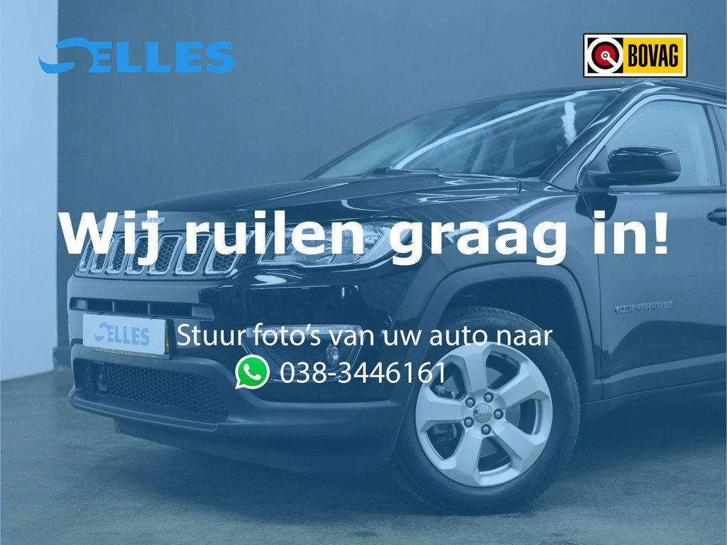 Jeep Compass 1.4 MultiAir Longitude | Trekhaak | Apple Carpl, Auto's, Jeep, Voorwielaandrijving, 450 kg, Gebruikt, Leder en Stof