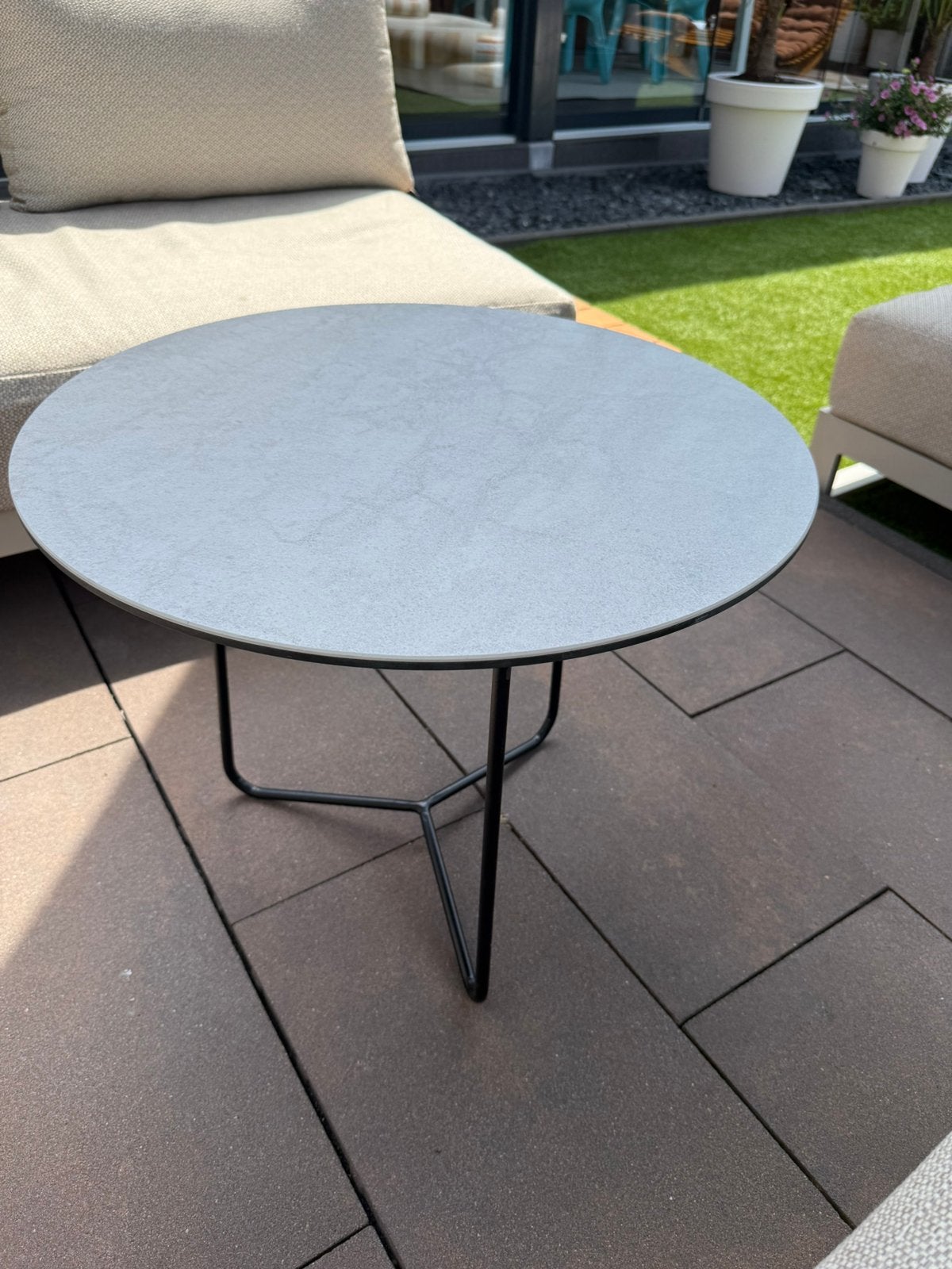 Salon tafel Piet Clerkx, Tuin en Terras, Ophalen of Verzenden, Zo goed als nieuw, Rechthoekig, Hout