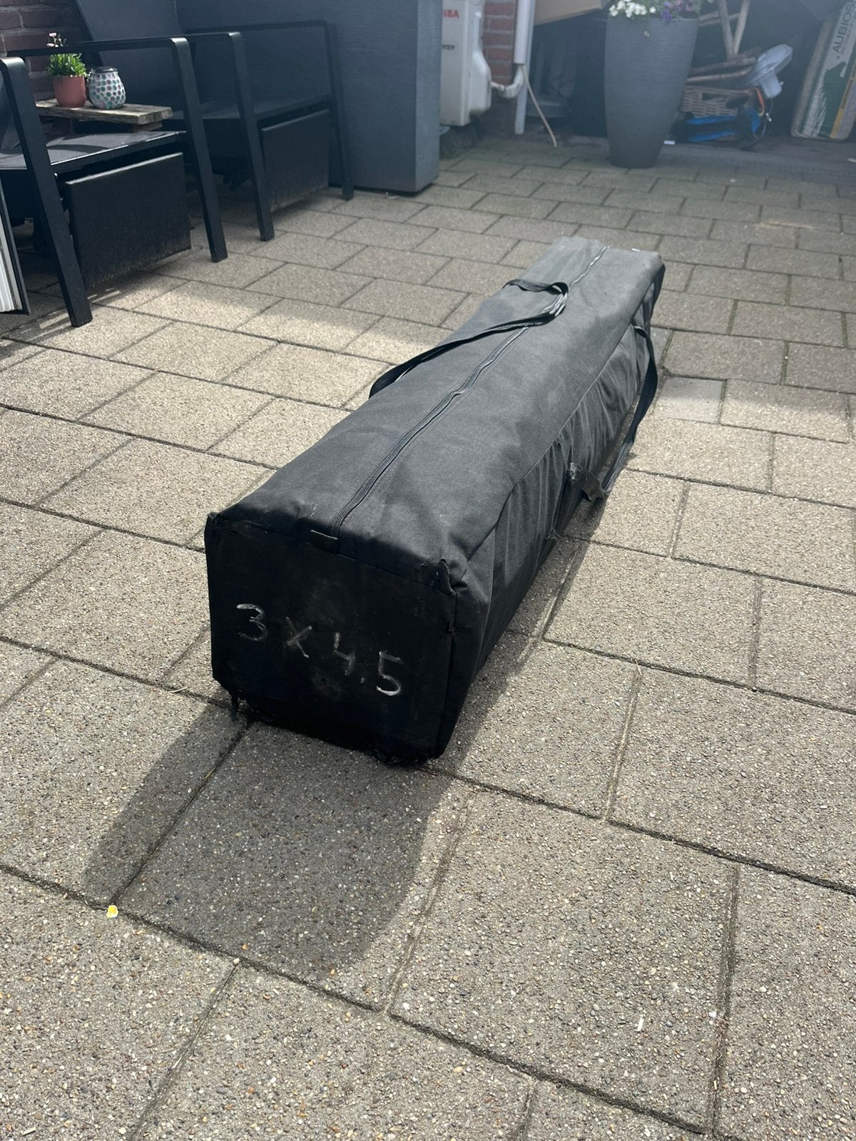 Te koop easy up partytent 3x4,5 pagodetent springkussen, Ophalen, Zo goed als nieuw, Overige