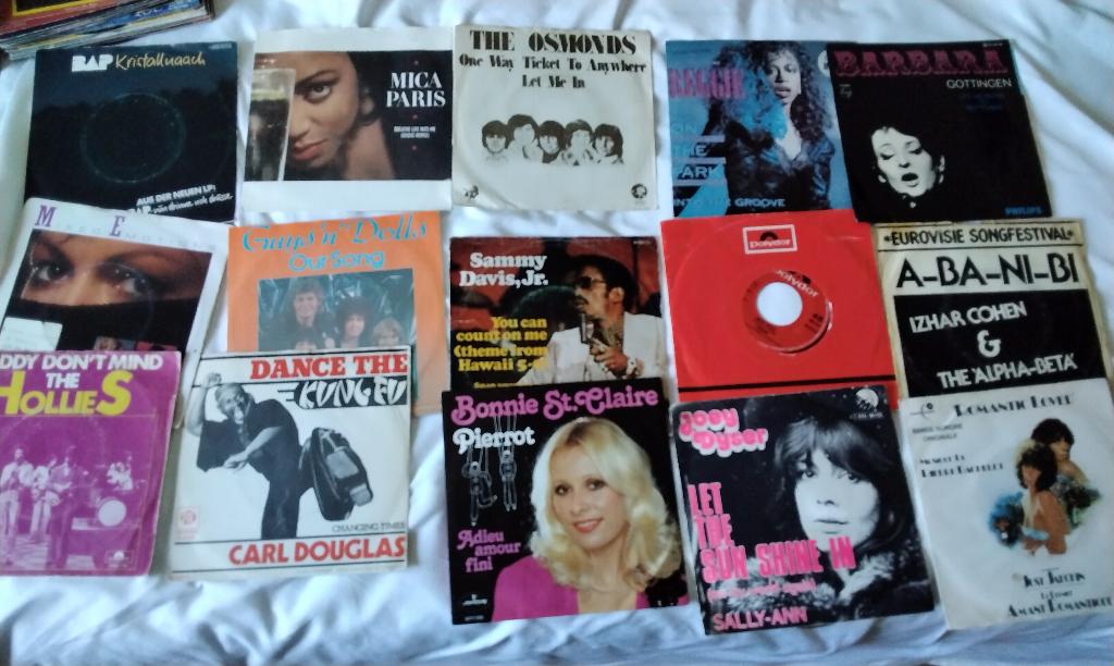 100 Singles 70's & 80's Funk Rock Pop New Wave, Cd's en Dvd's, Vinyl Singles, Gebruikt, Single, Overige genres, Ophalen