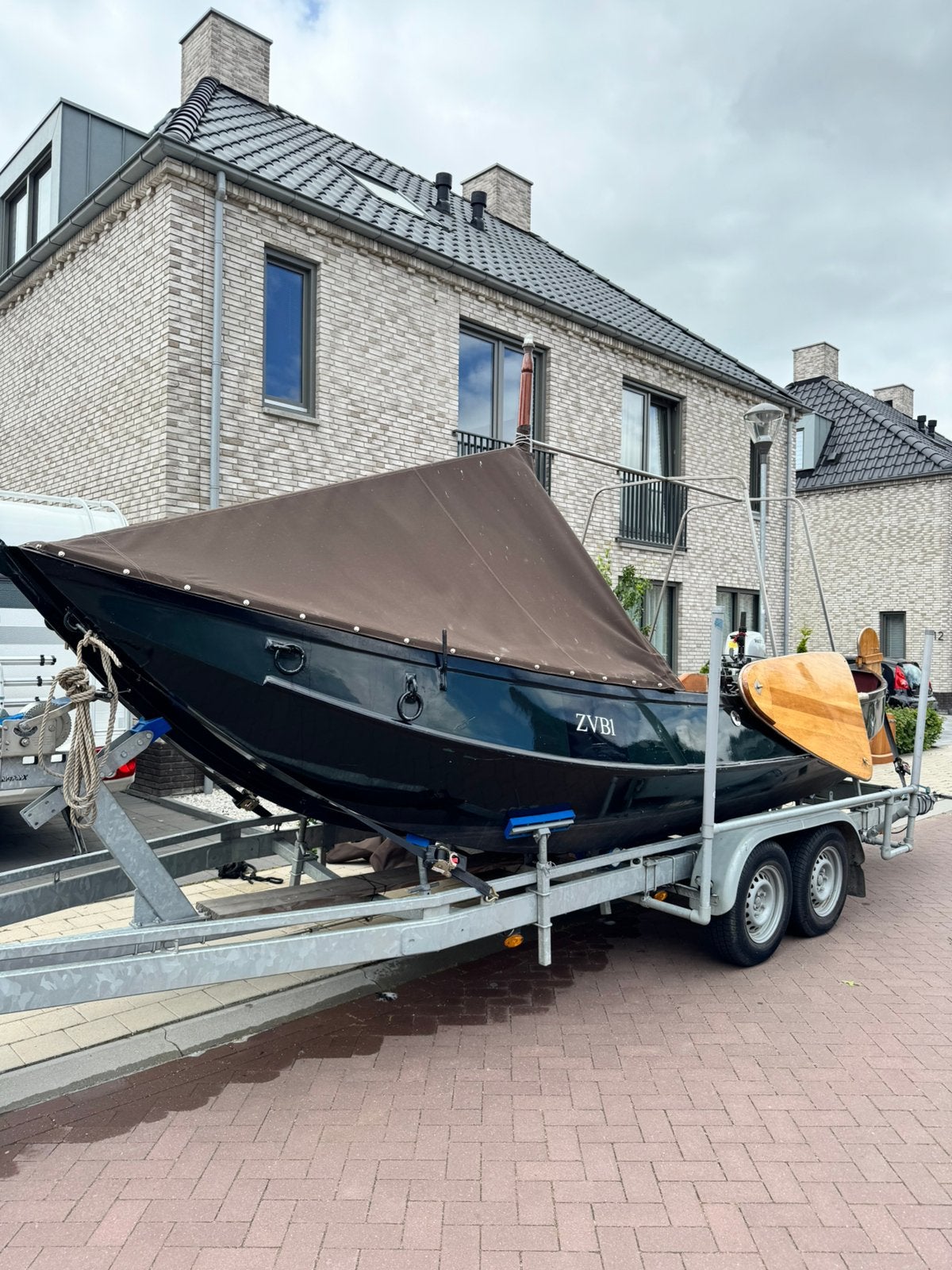 Unieke Zalmschouw 7.20 ALUMINIUM, Ophalen, 1.90 meter, Afdekzeil, Aluminium