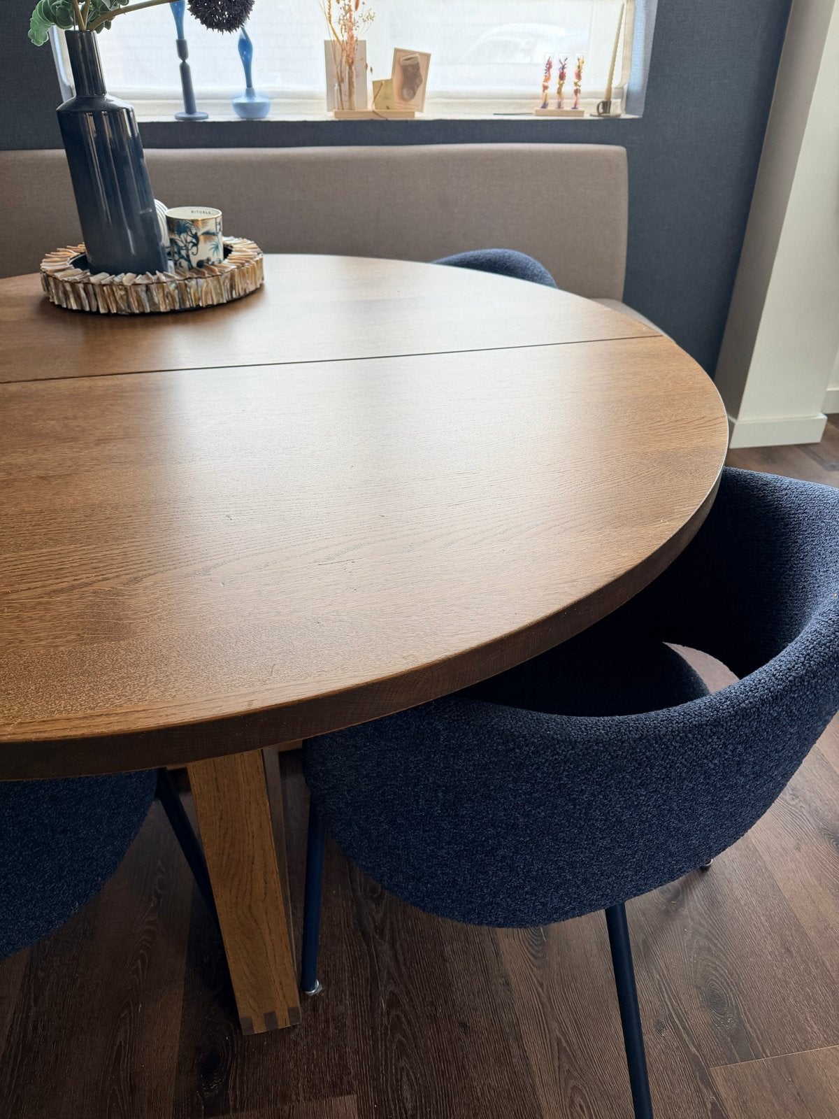 IKEA MÖRBYLÅNGA eettafel - Eikenfineer, Ophalen, 100 tot 150 cm, Eikenhout, Zo goed als nieuw