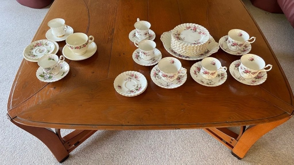 Royal Albert Bone China Koffiekopjes Lavender Rose, Ophalen