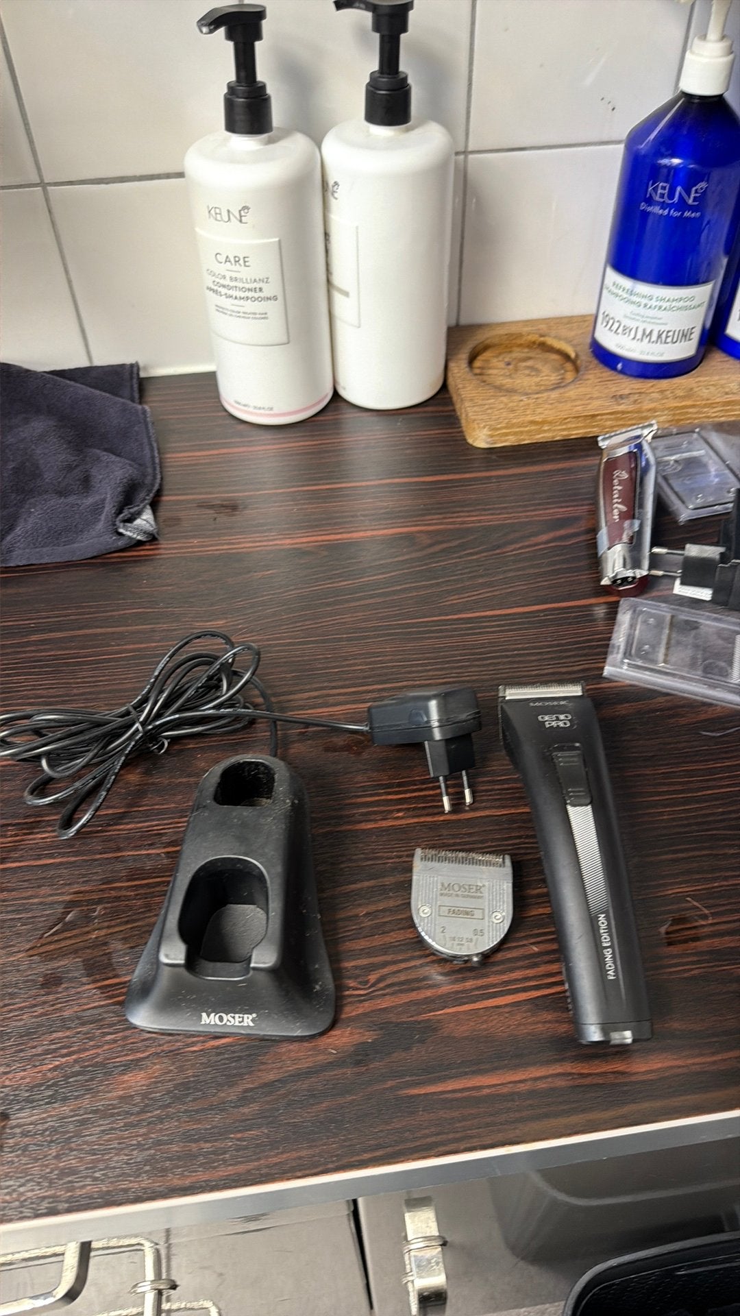 Moser Genio Pro Fading Edition – incl. lader, Ophalen of Verzenden, Zo goed als nieuw, Tondeuse