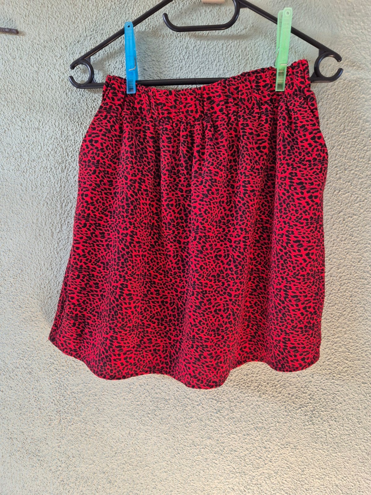 Costes, rokje,maat XS,  rood/zwart, Ophalen of Verzenden, Zo goed als nieuw, Costes, Maat 34 (XS) of kleiner