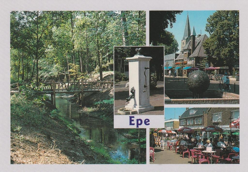 EPE Beek Brug Pomp Kerk Terras, Verzenden, 1980 tot heden, Ongelopen, Gelderland