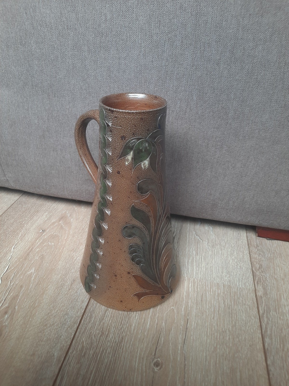 Vlaams Art Nouveau aardewerk (gesigneerd Vandelaer?), Antiek en Kunst, Ophalen of Verzenden