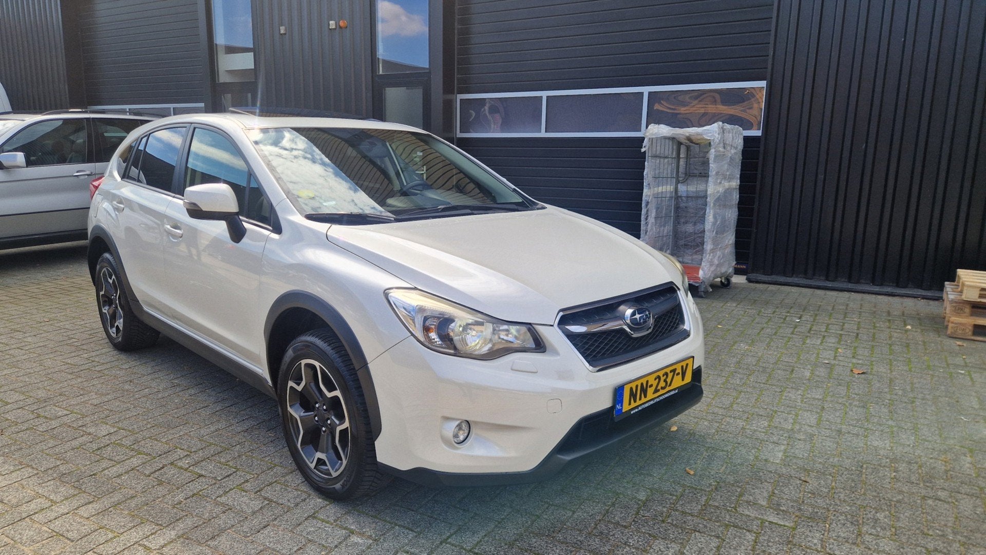 Subaru XV 2.0D Executive AWD Leder/Navi/Opendak, Auto's, Gebruikt, Zwart, 4 cilinders, Wit