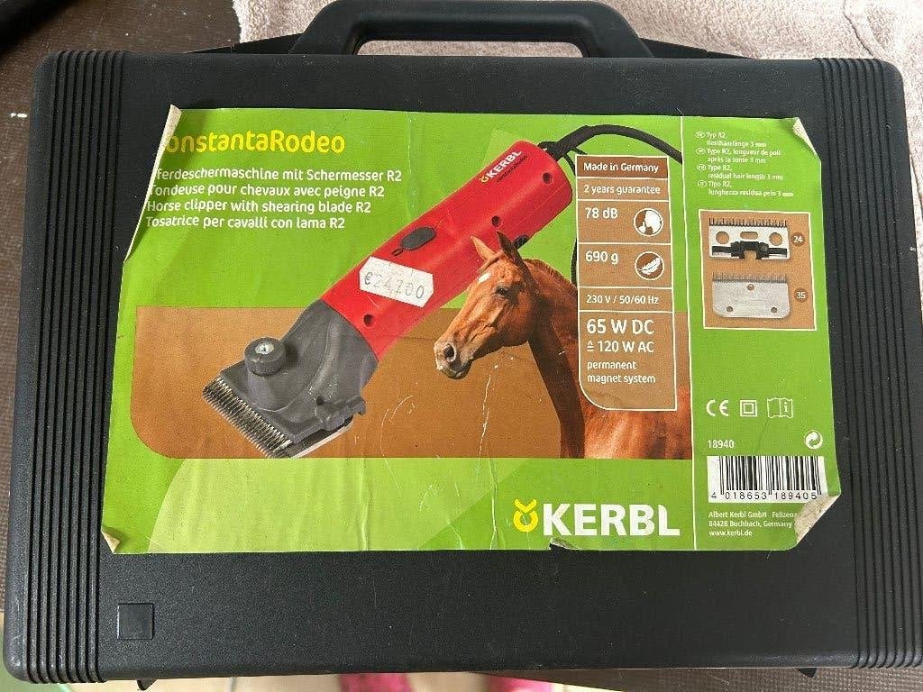 Scheerapparaat Kerbl paarden, Dieren en Toebehoren, Paarden en Pony's | Verzorgingsproducten, Ophalen of Verzenden, Gebruikt