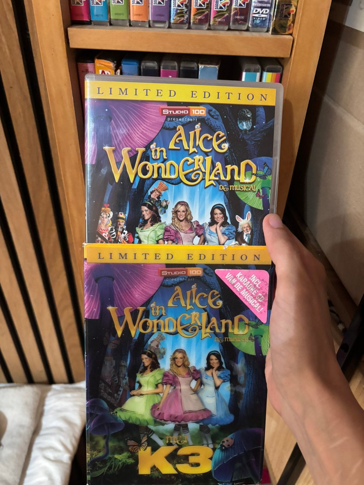 K3 dvd alice in wonderland limeted edition, Cd's en Dvd's, Alle leeftijden, Ophalen of Verzenden, Zo goed als nieuw